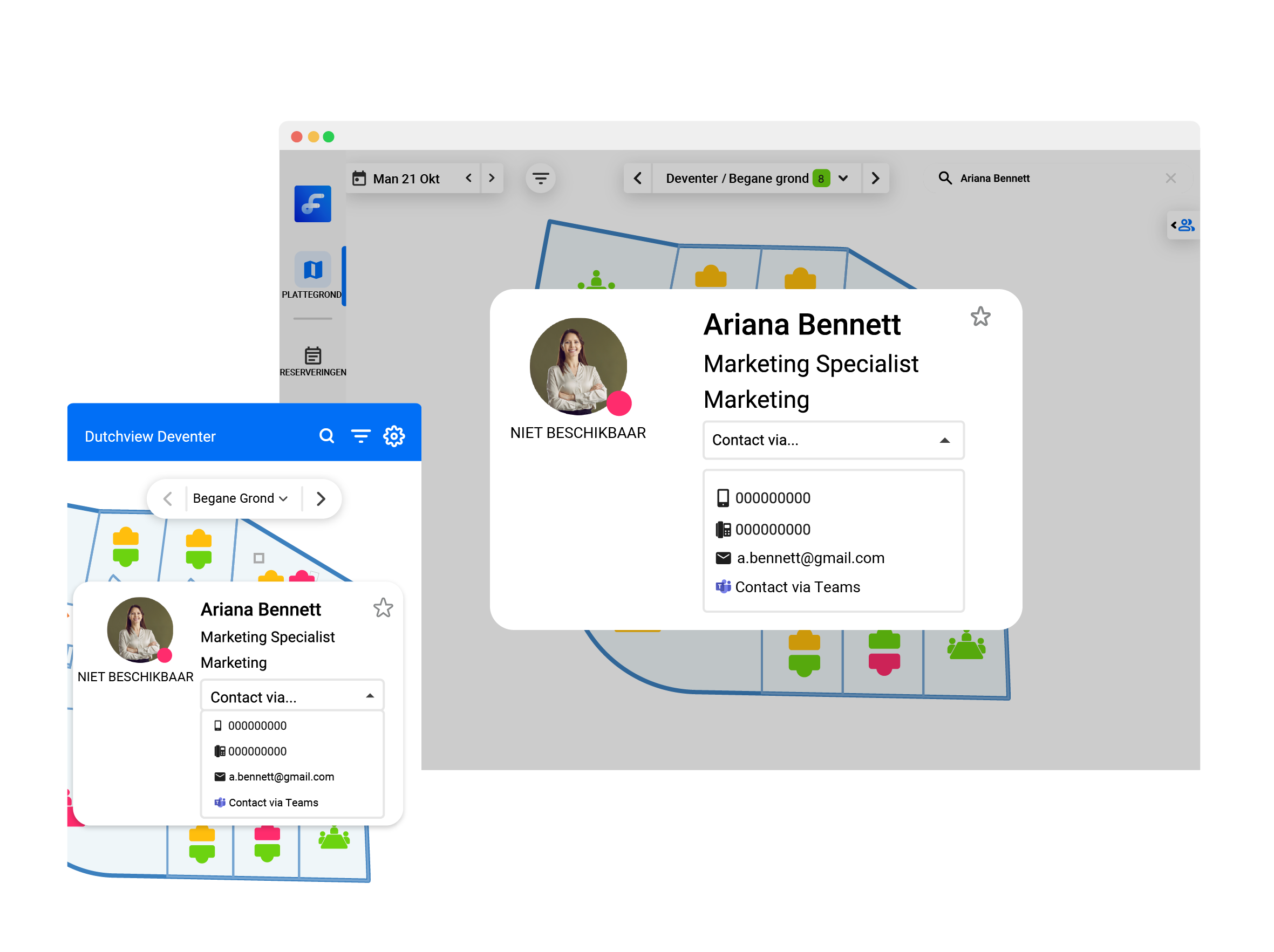 Microsoft Teams-integratie