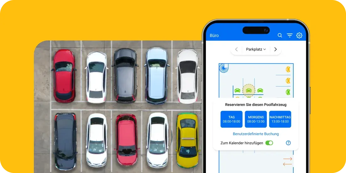 Reserveringen voor poolauto's 