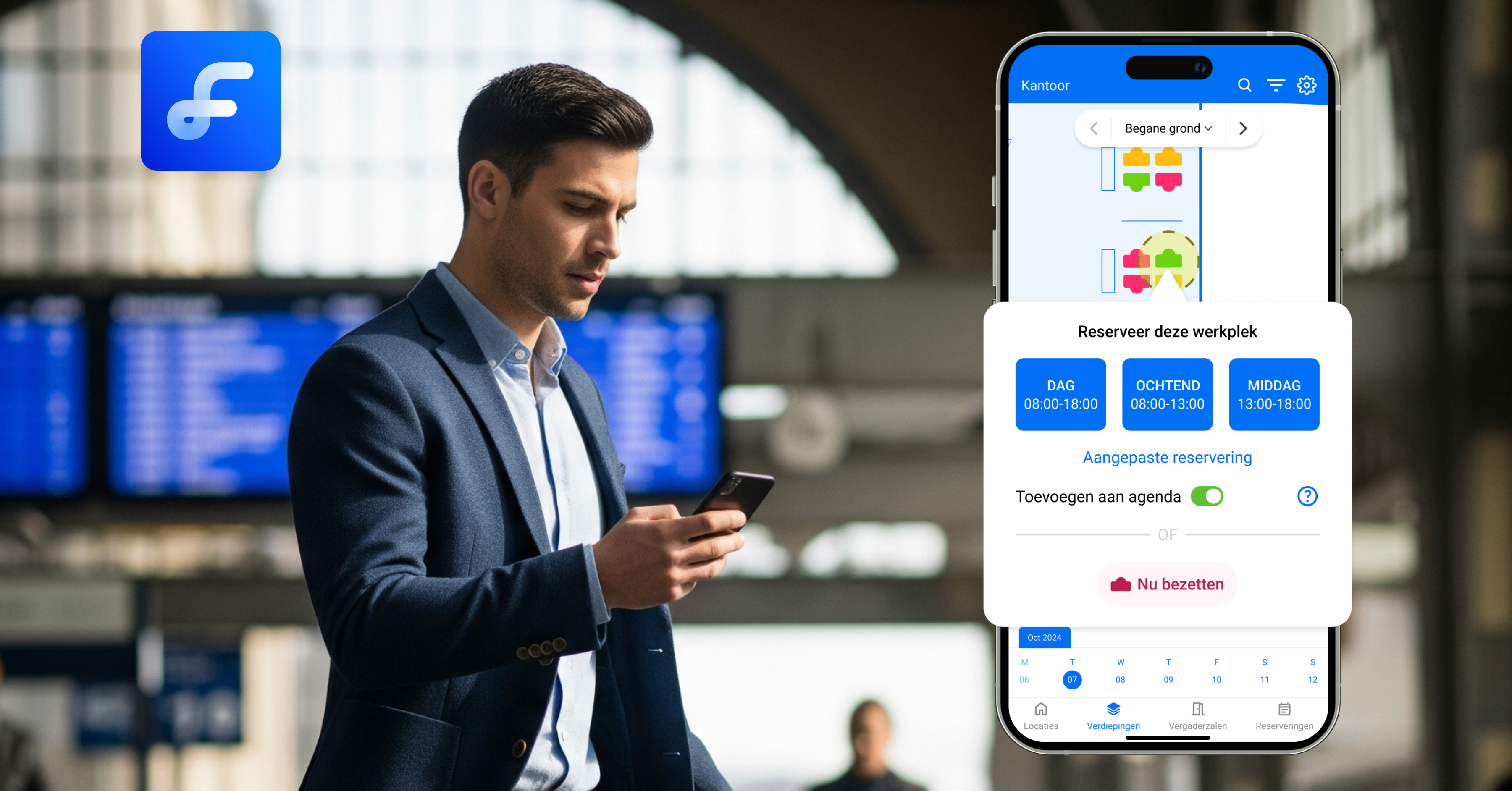 Flexwhere Basic: Gratis bureaureservering voor elk team